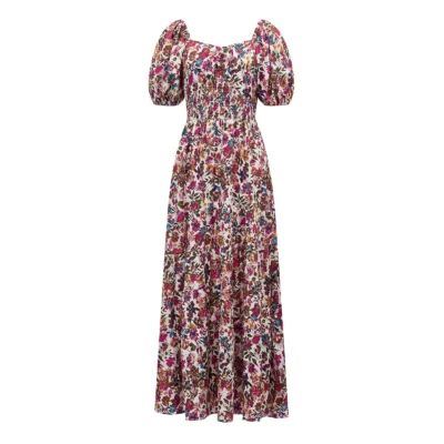 Summer Women Retro Dress Casual Sweetheart